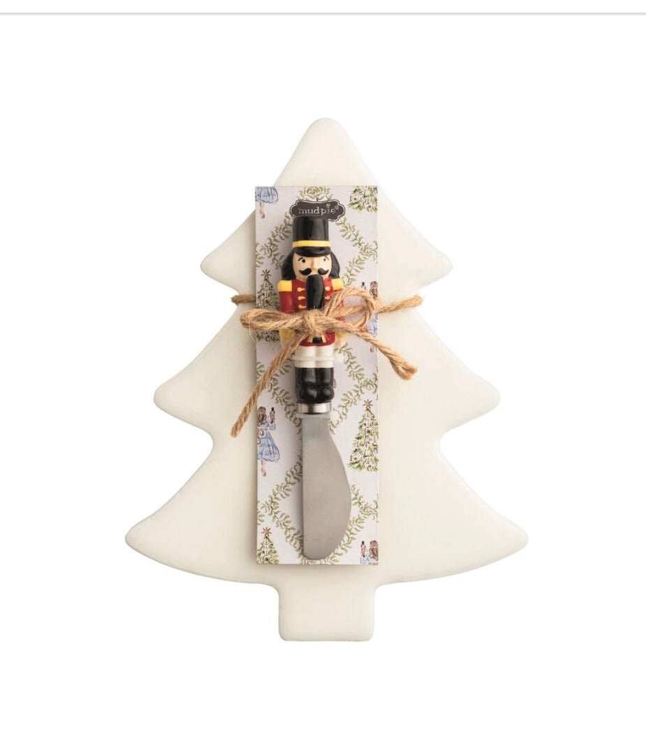 NUTCRACKER SPREADER TREE ENAMEL BOARD SET