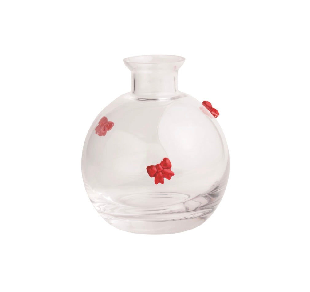 BOW GLASS ICON BUD VASE