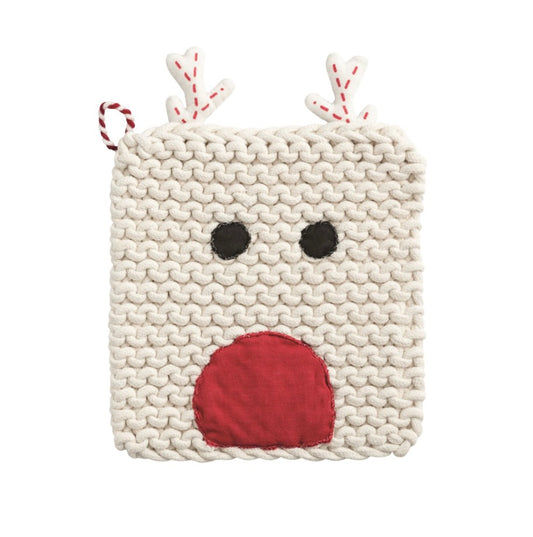 REINDEER XMAS POTHOLDER