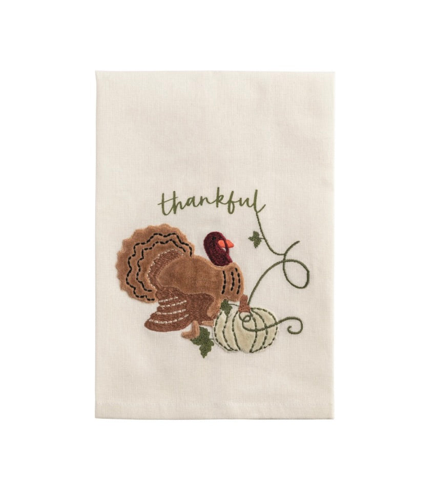 TURKEY GATHER VELVET TOWEL