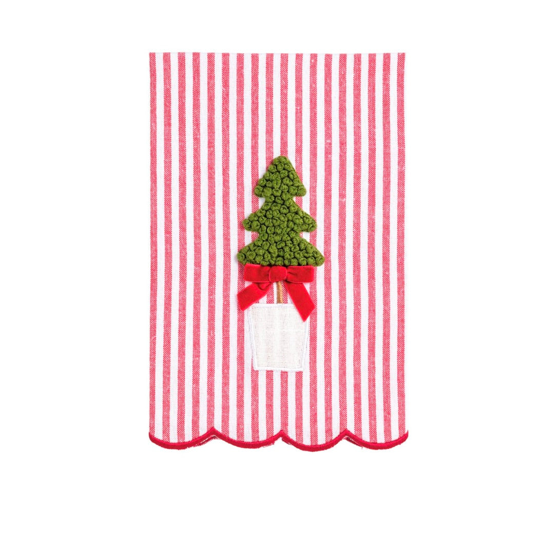 STRIPE TREE TOPIARY TOWEL