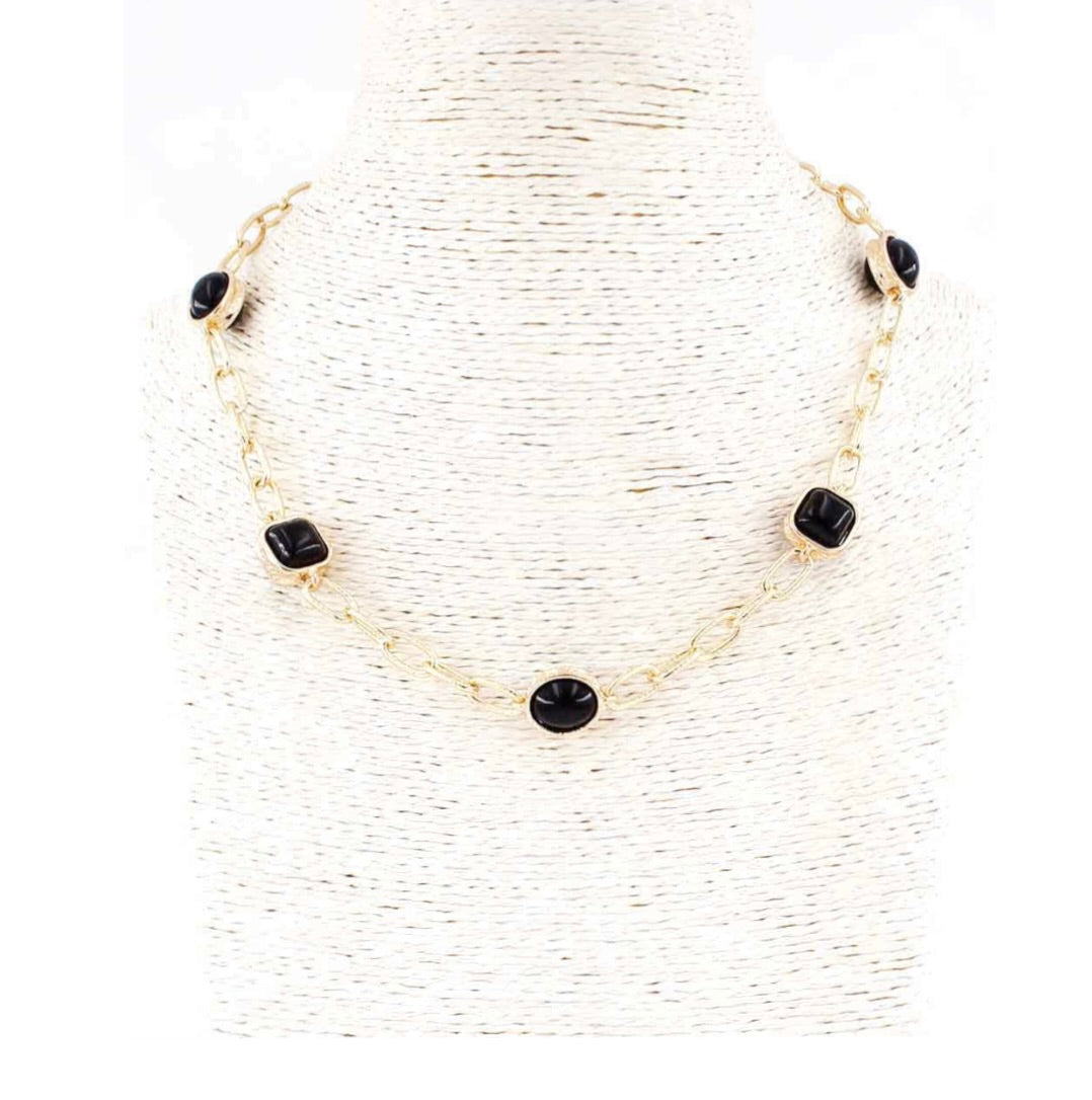 Bam Black Necklace