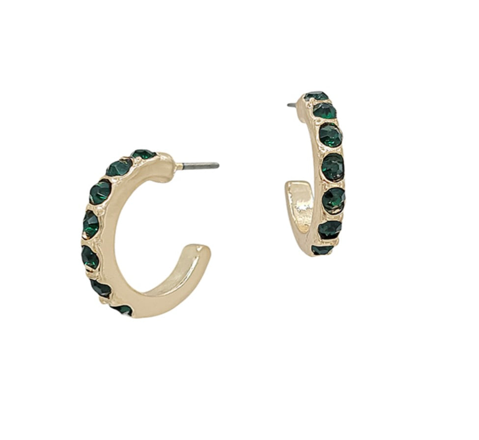 Pony Emerald Earrings