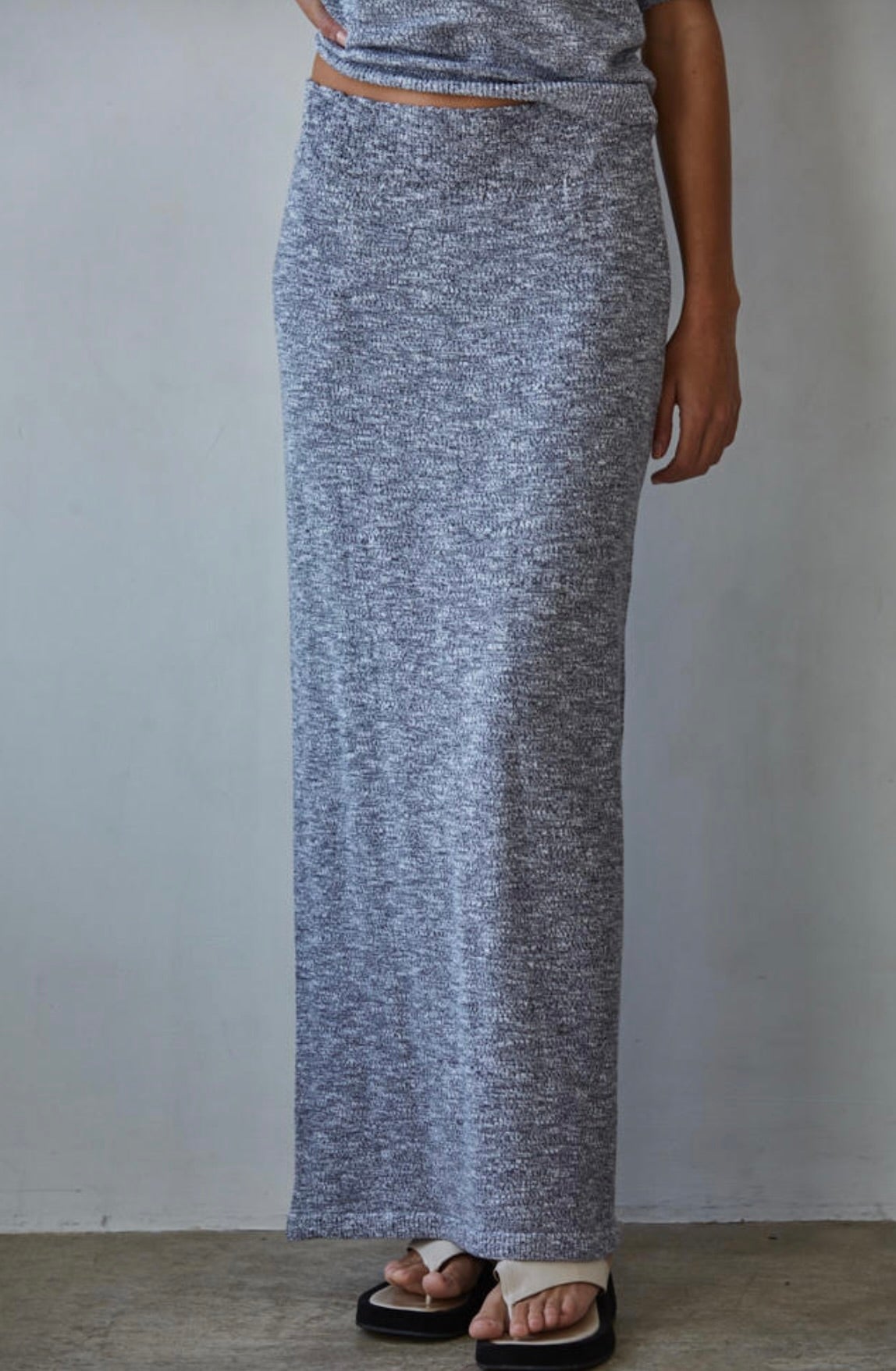 Aelin Skirt-Heather Gray