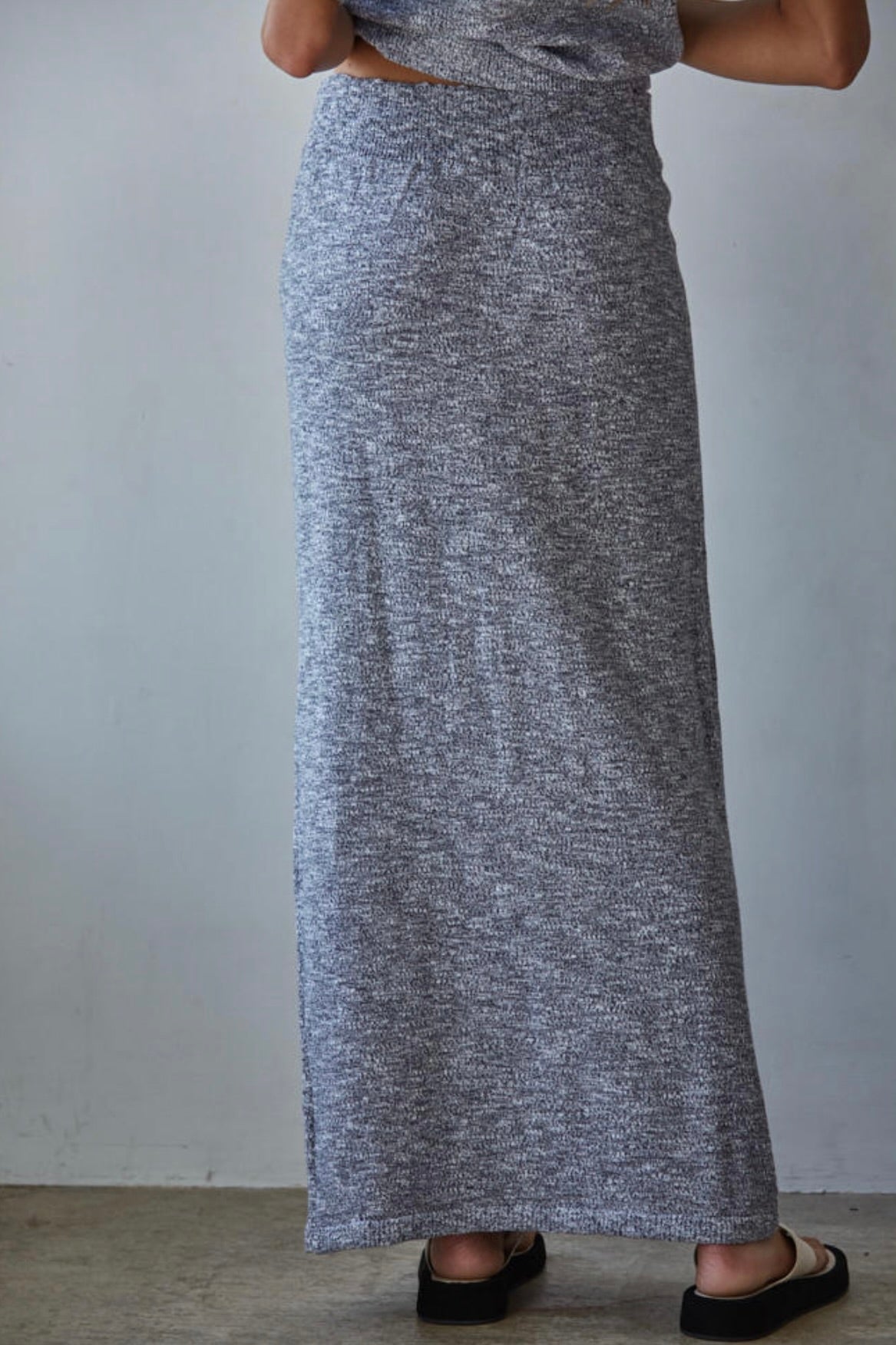 Aelin Skirt-Heather Gray