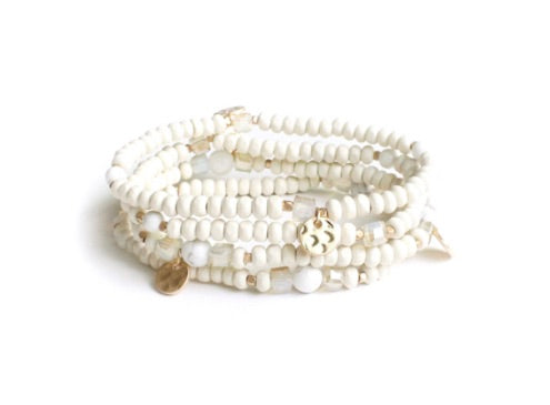 Joni White Bracelets