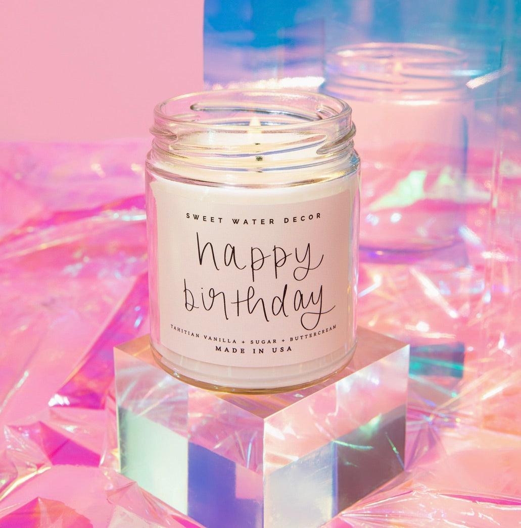 SWD-Happy Birthday 9 oz Soy Candle