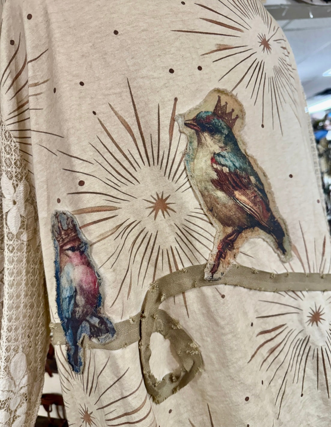Rare Bird- Starburst Bird Shirt