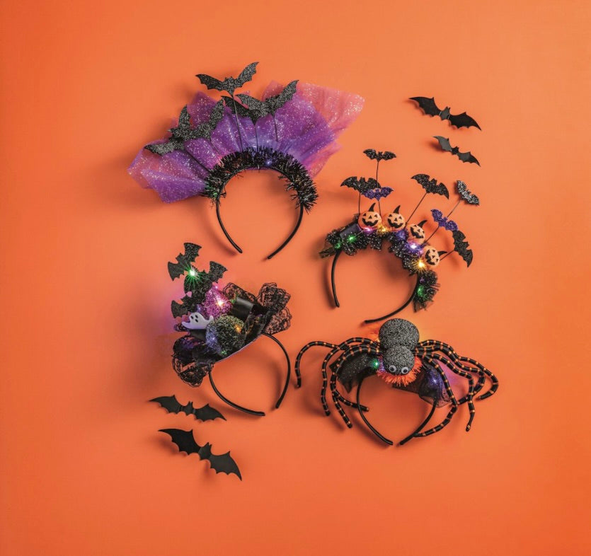 BATS LIGHT UP TACKY HEADBAND