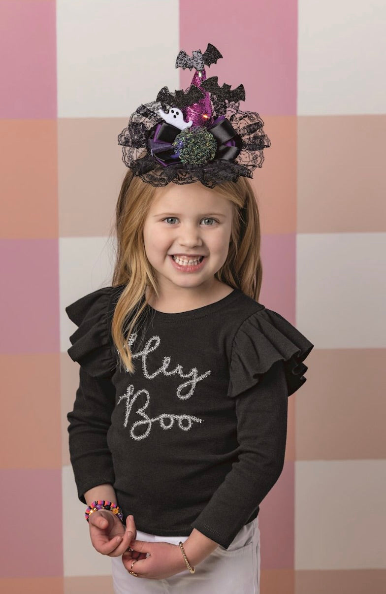 WITCH HAT LIGHT UP TACKY HEADBAND