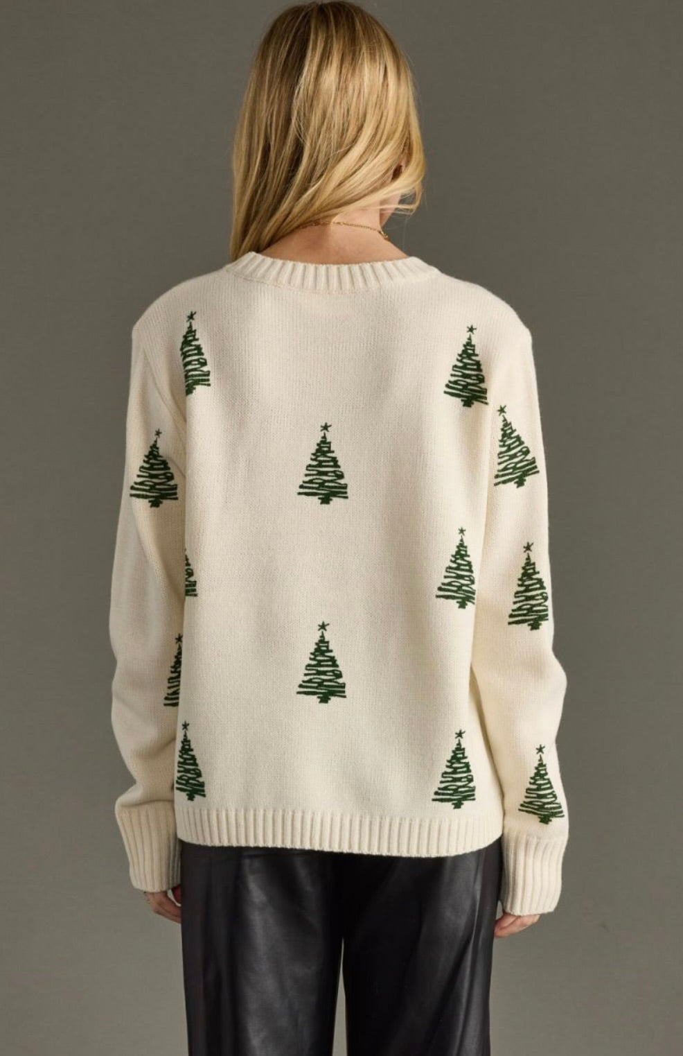 Ivory Tree Sweater