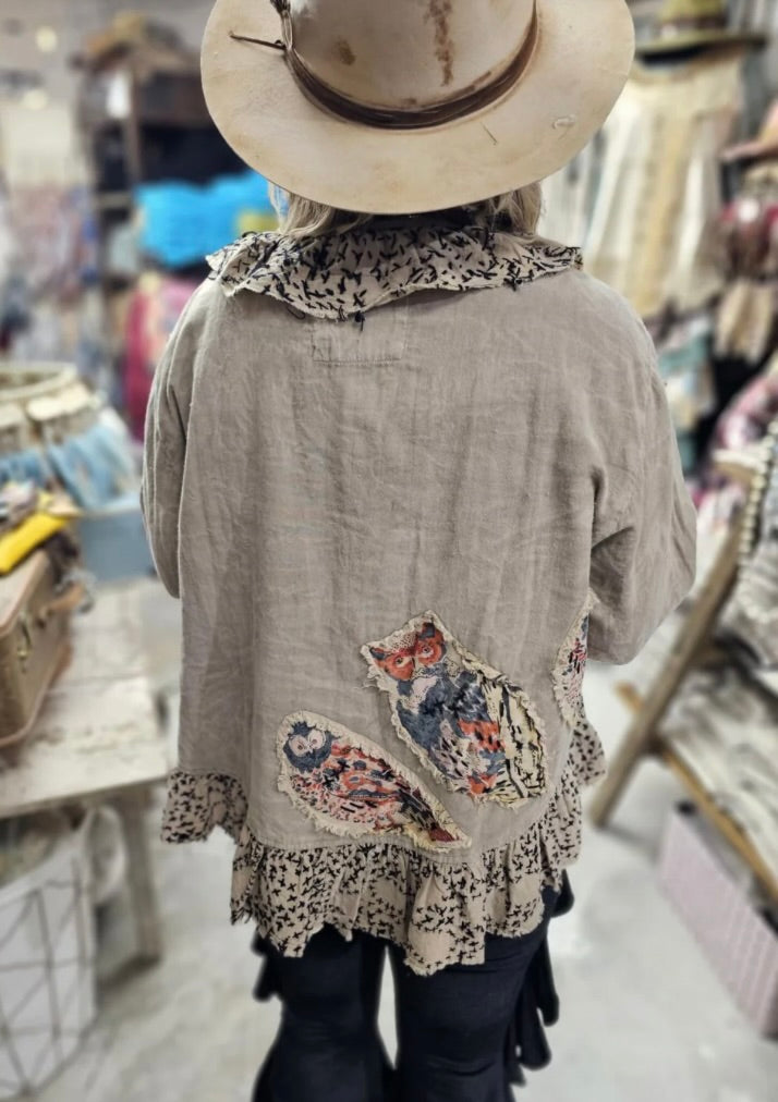 A Rare Bird-Gives a HOOT Jacket