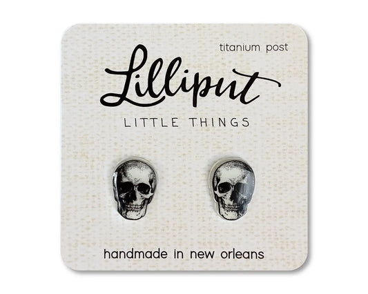 Lilliput Skull Earrings