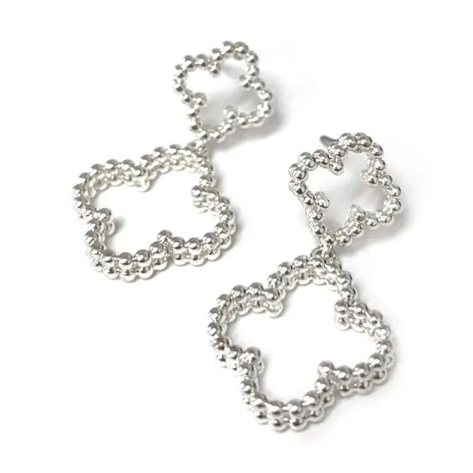Stork Silver Earrings
