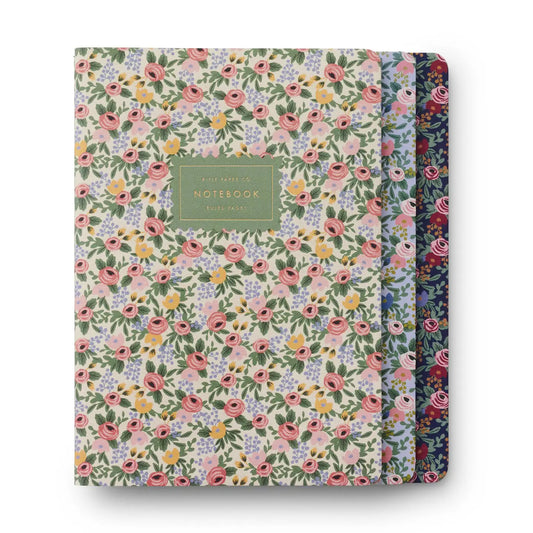 Assorted Set of 3 Rosa Notebooks