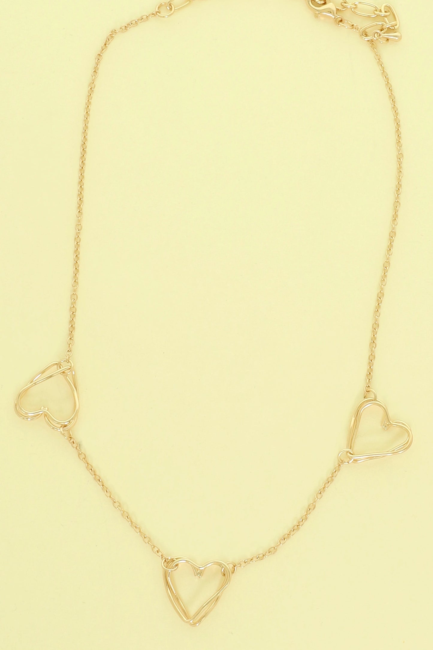 Multi Heart Pendant Necklace