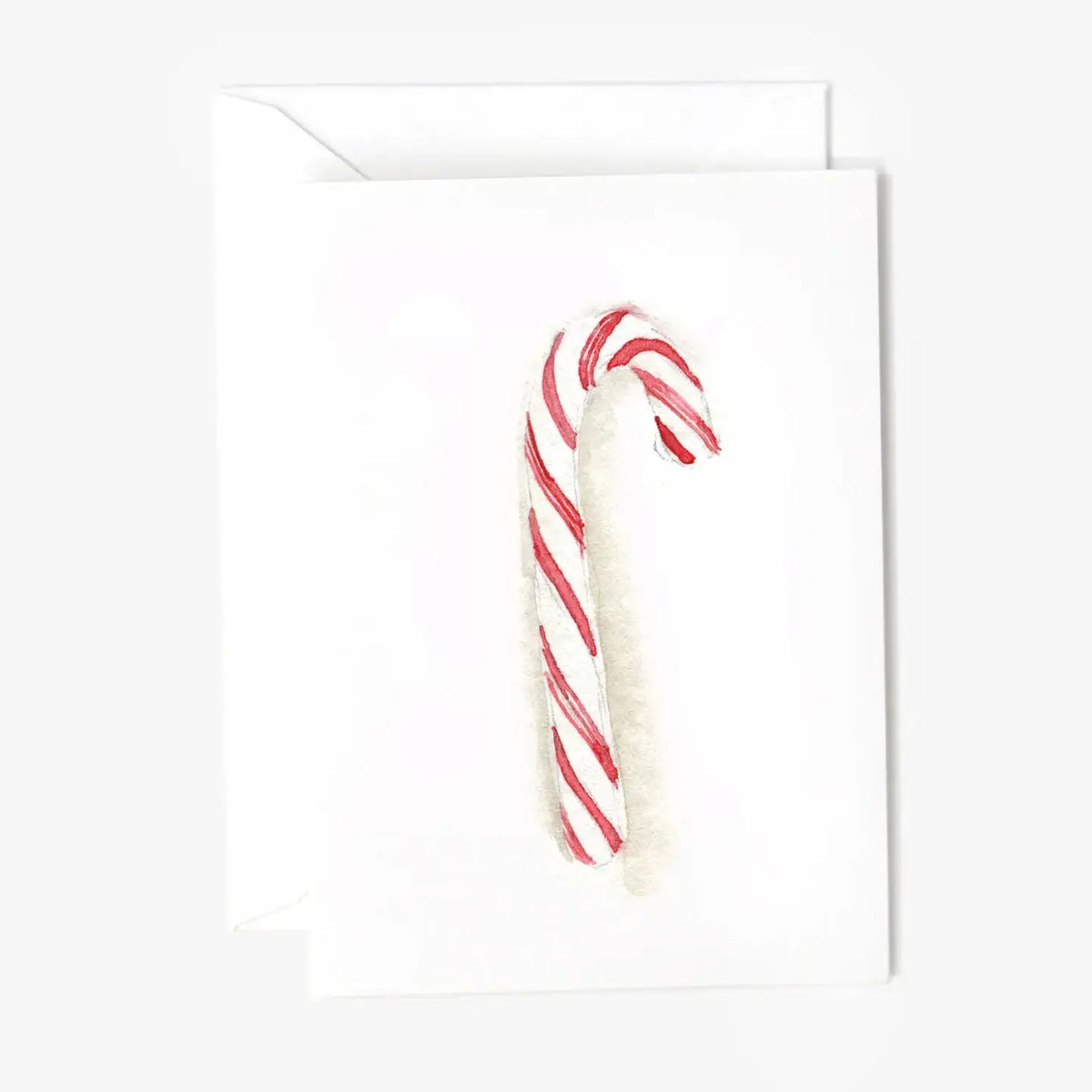 Candy Cane Holiday Mini Enclosure Notecard