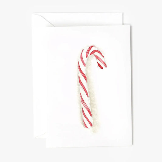 Candy Cane Holiday Mini Enclosure Notecard
