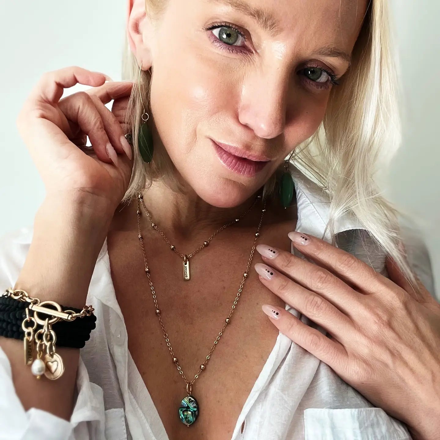 Badass Dainty Necklace-Silver