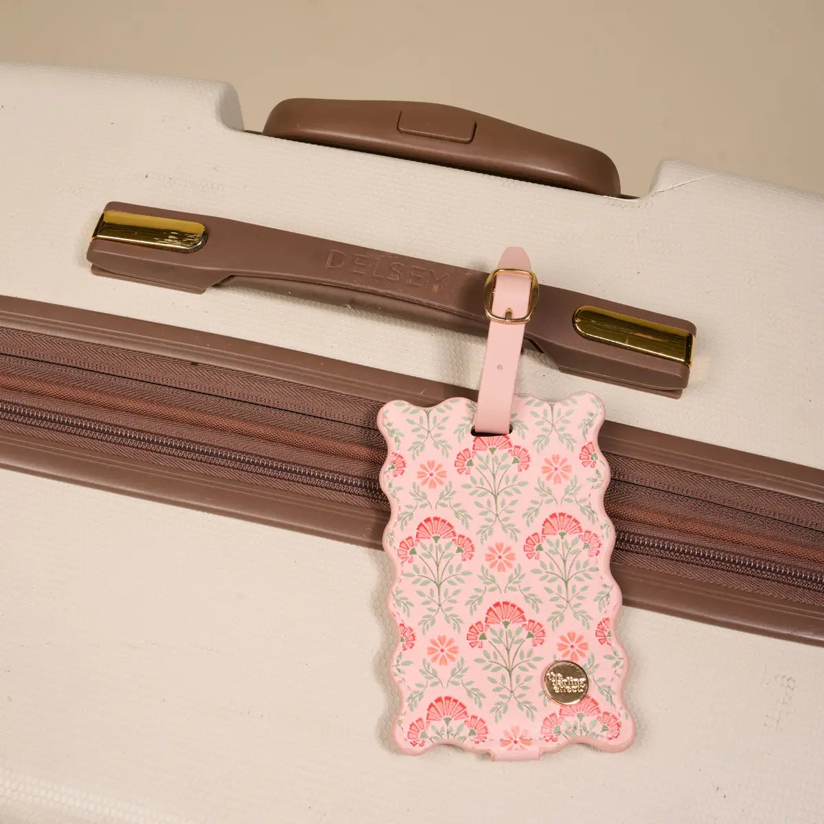 Jetsetter Luggage Tag–Everbloom Dusty Rose