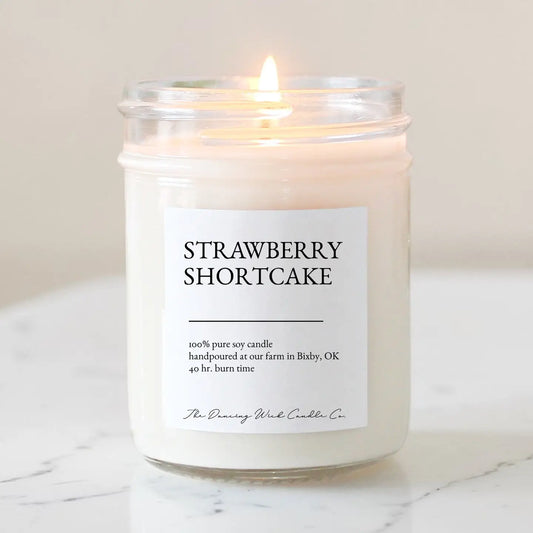 Strawberry Shortcake Soy Candle-8oz
