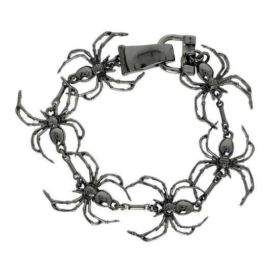 Halloween Spooky Spider Magnetic Link Bracelet