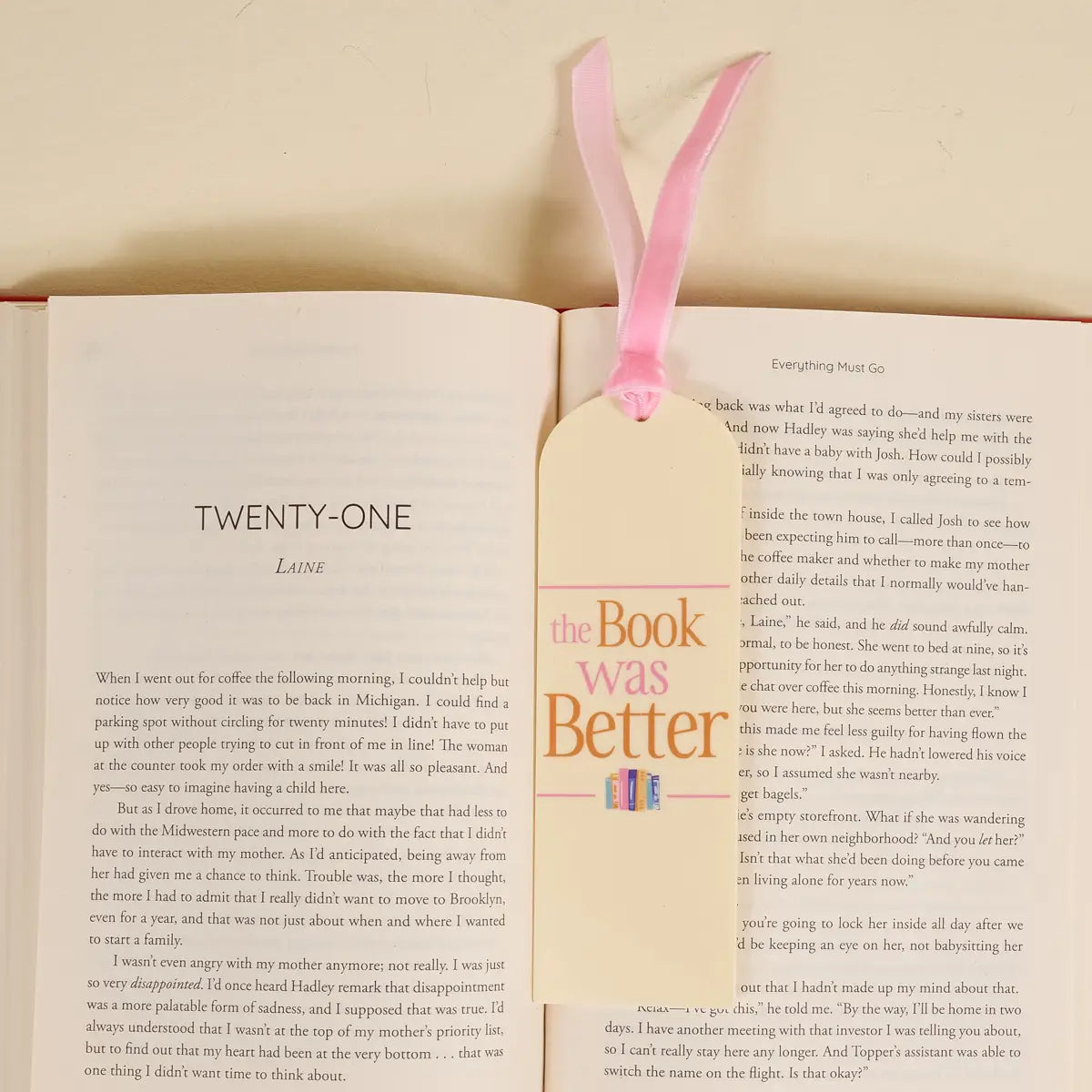 Acrylic Bookmark–the Book Was Better
