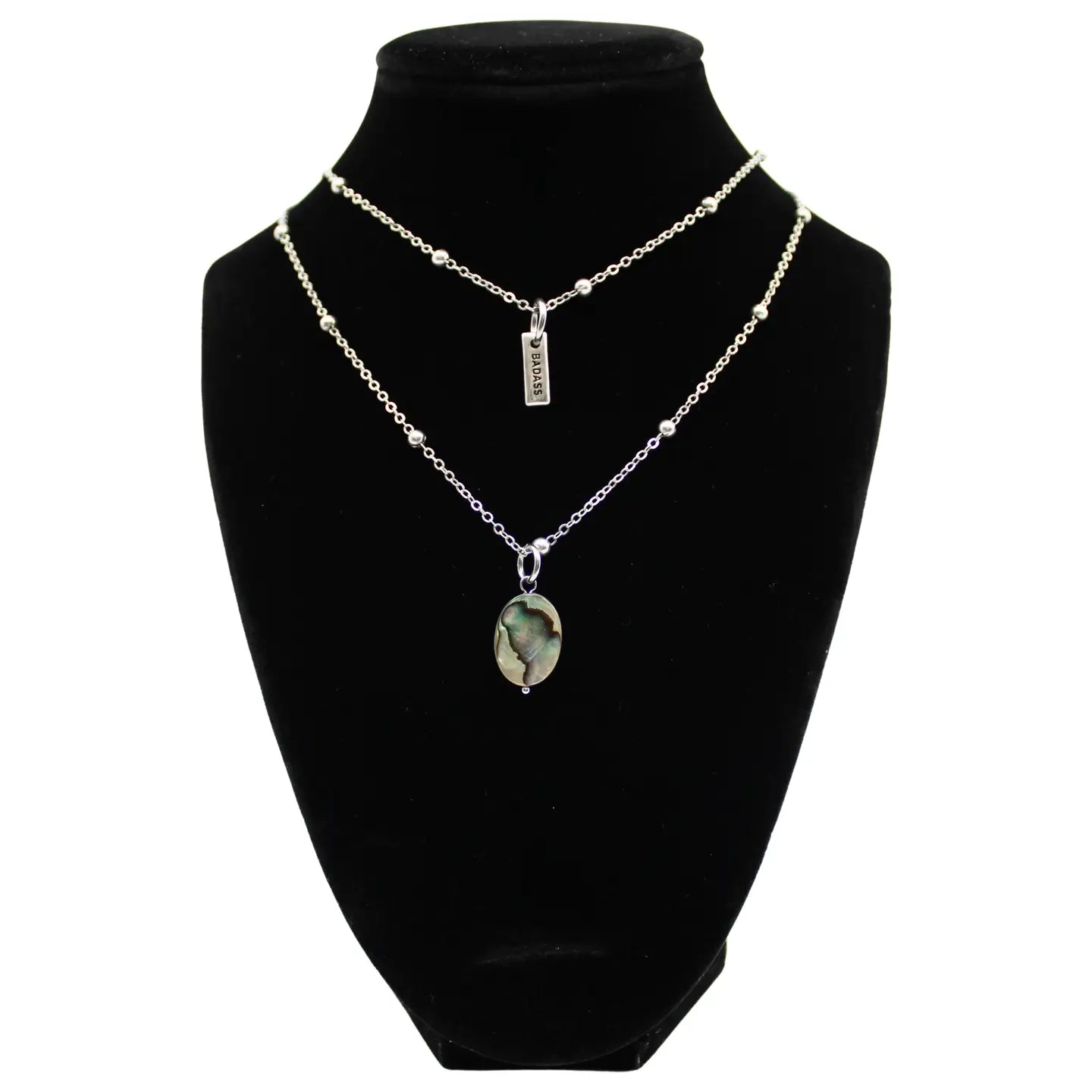 Badass Dainty Necklace-Silver