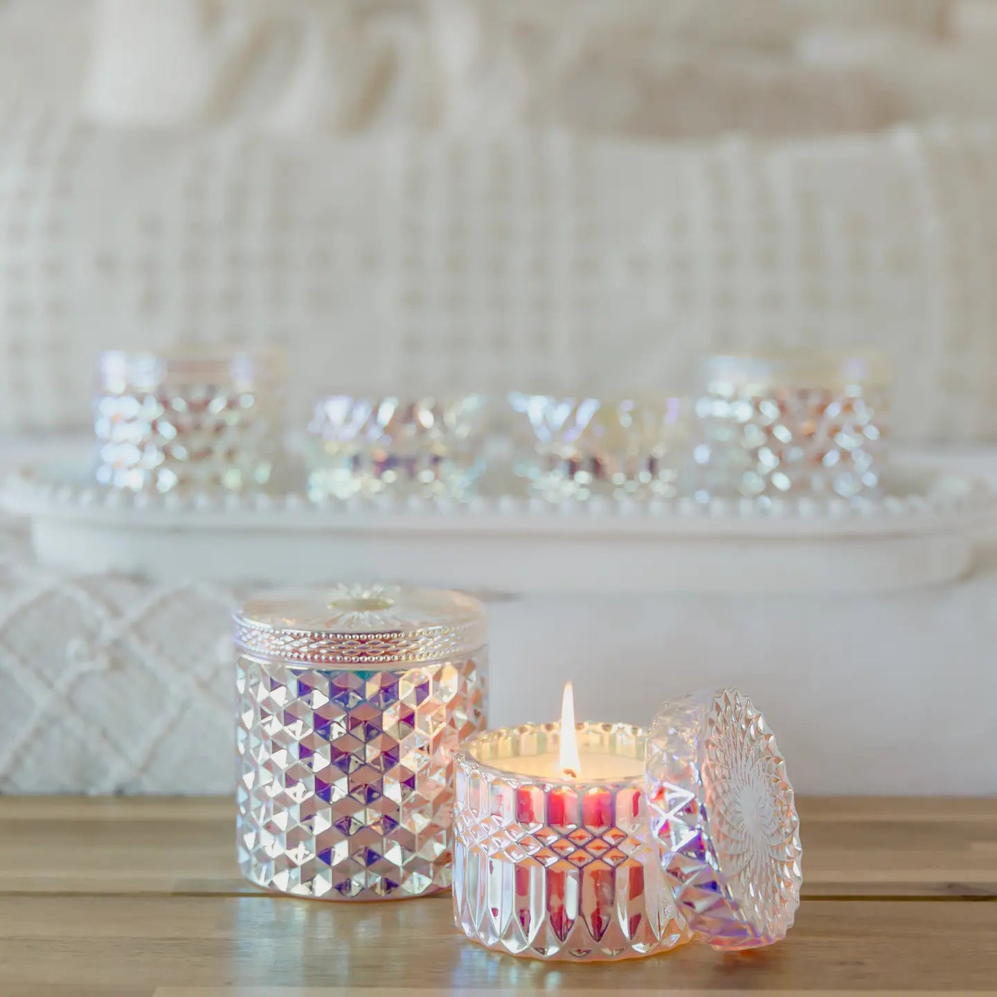 Field of Flowers 8oz Shimmer Candle