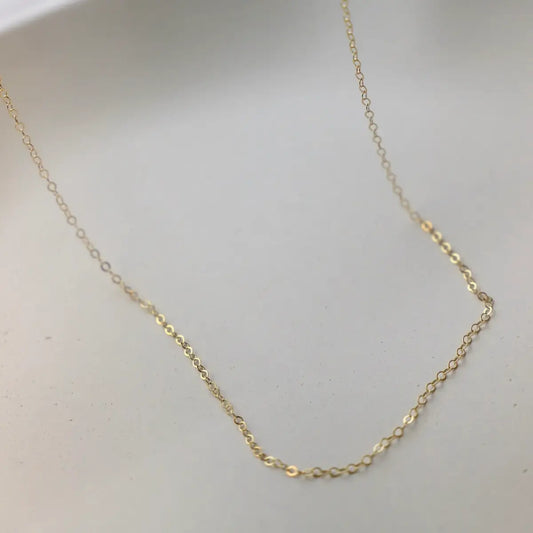 Gold Filled Cable Chain-18"