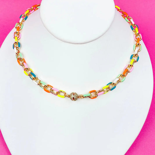 Dakota Magnetic Choker-Rainbow