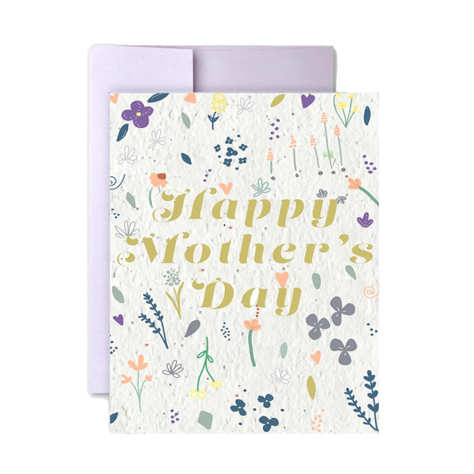Flourishing Mother Wildflower Seed Paper Card