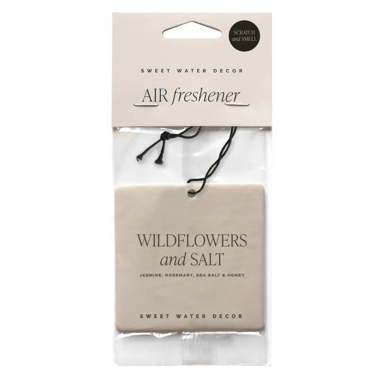 Weekend or Wildflowers & Salt  Hanging Air Freshener