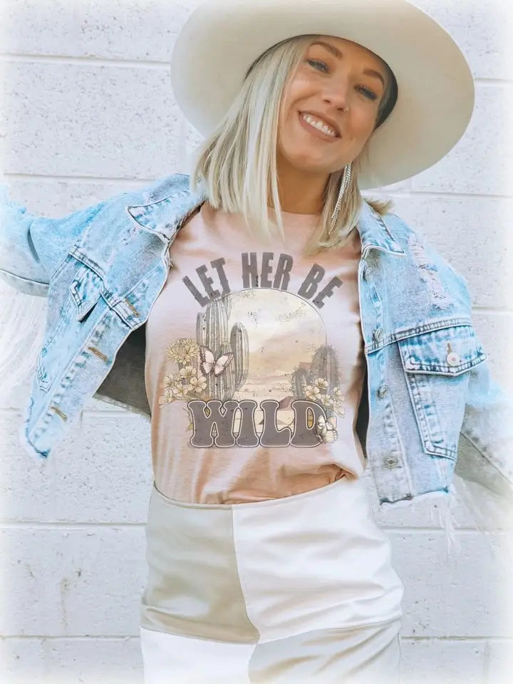 Let Her Be Wild Desert-White