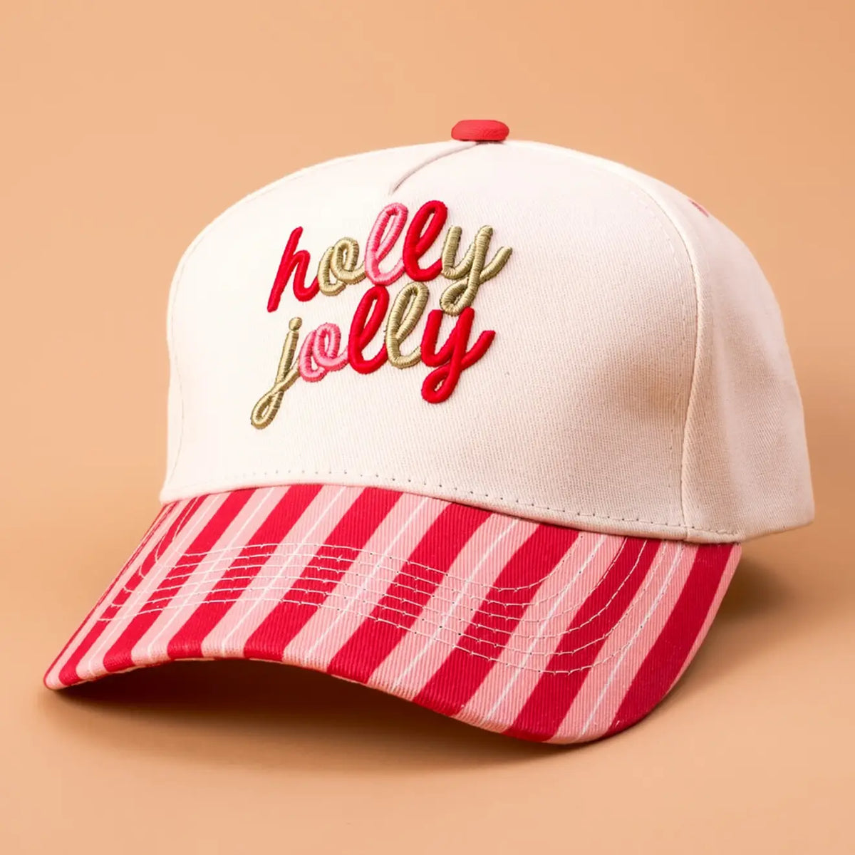 Classic Canvas Hat-Holly Jolly
