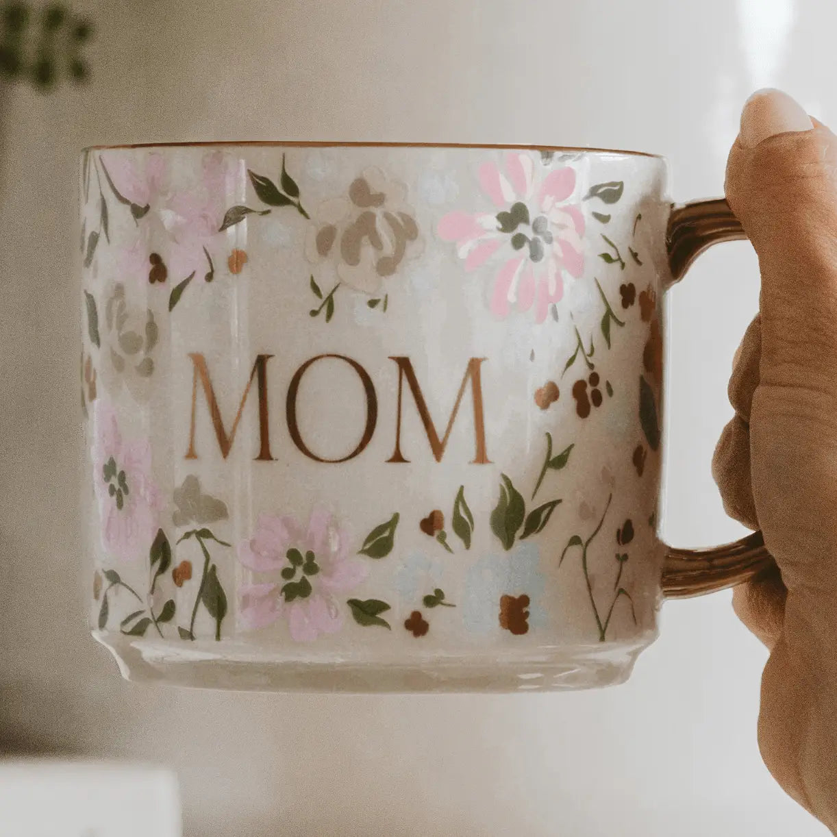 Floral Mom Coffee Mug - Home Decor & Gifts