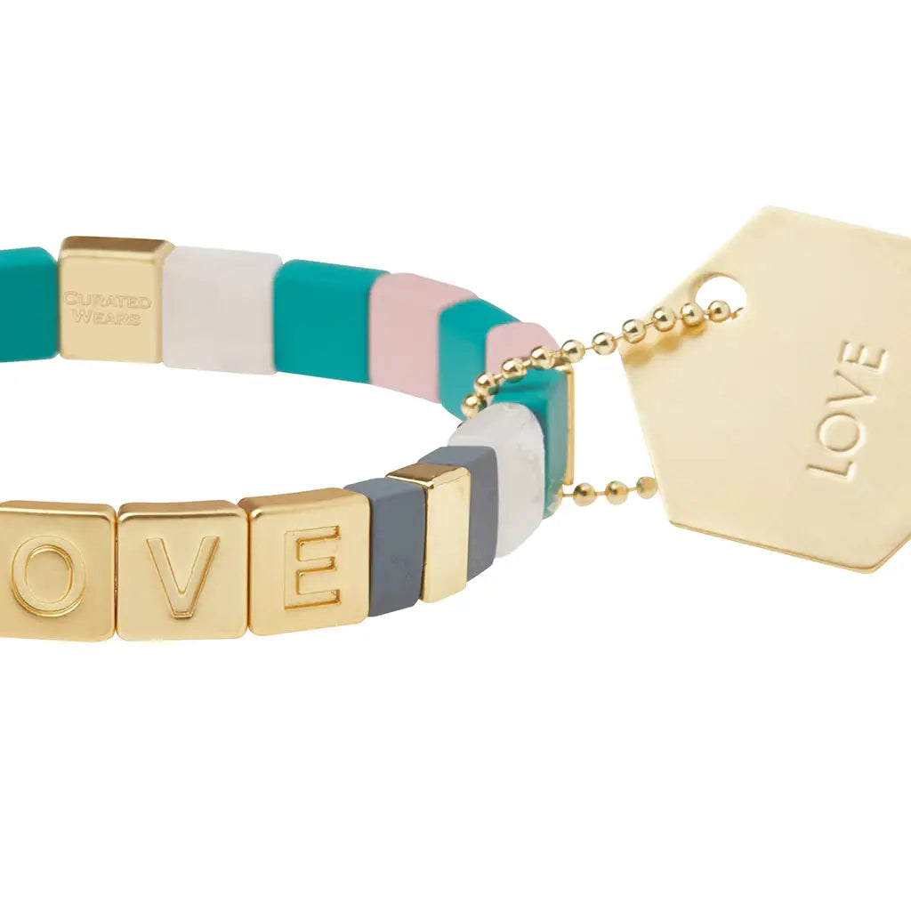 Empower Bracelet - Love Gold/Rose Quartz/Labradorite