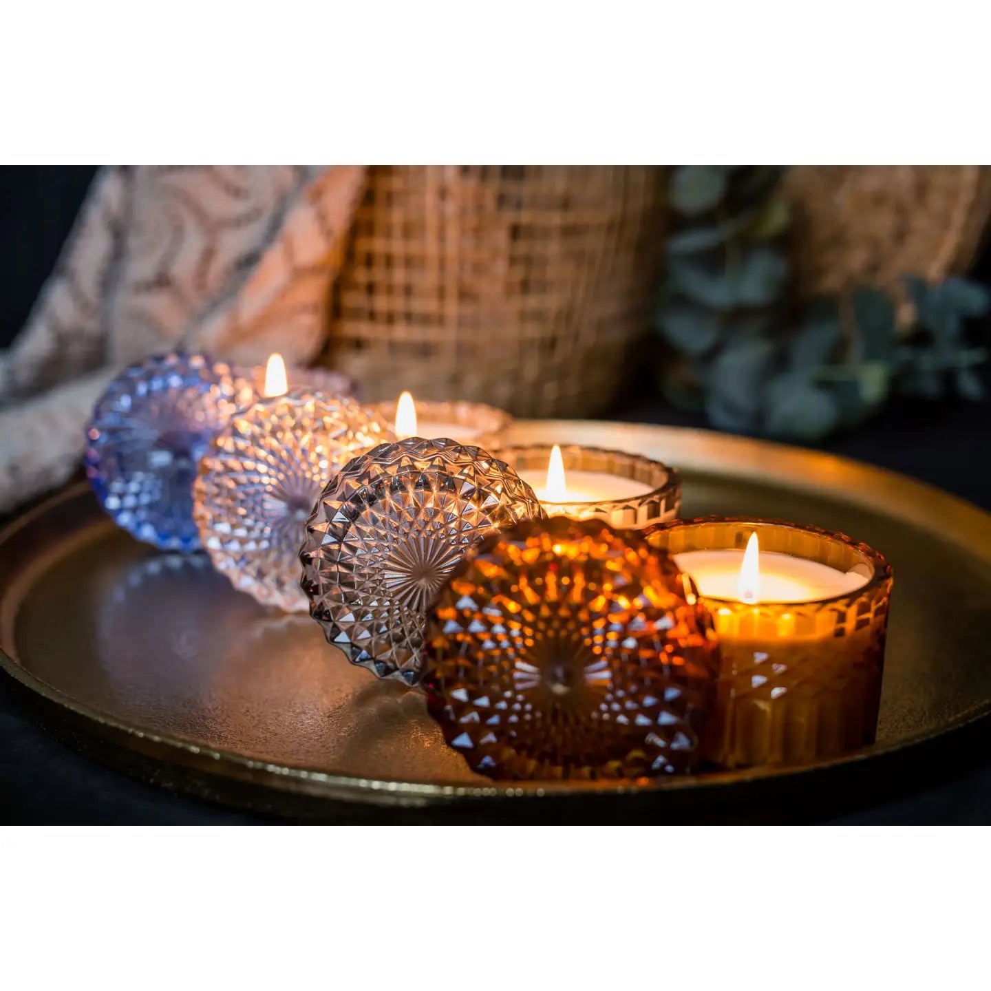 Santorini Breeze 8oz Petite Shimmer Candle