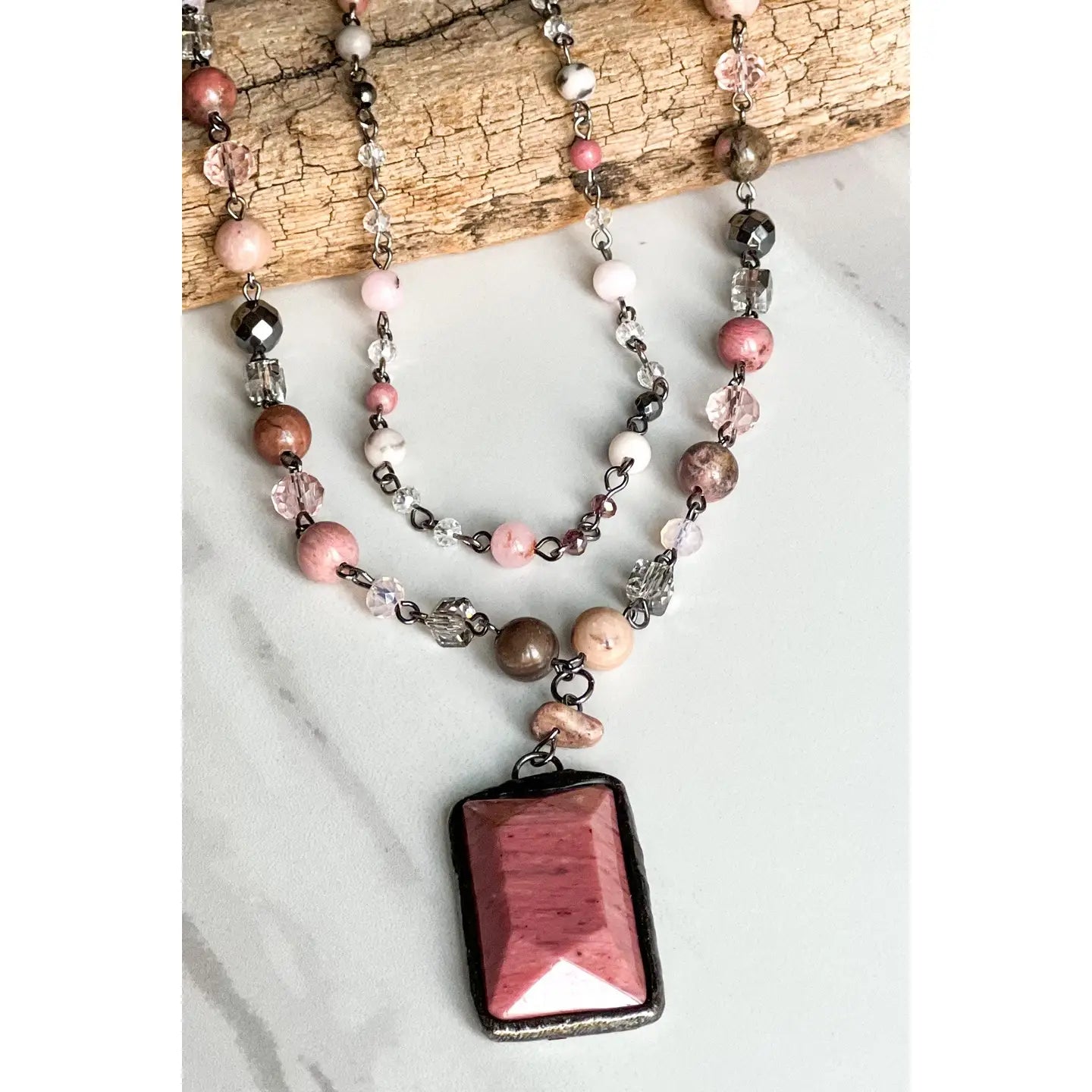 Lexi Necklace Mauve