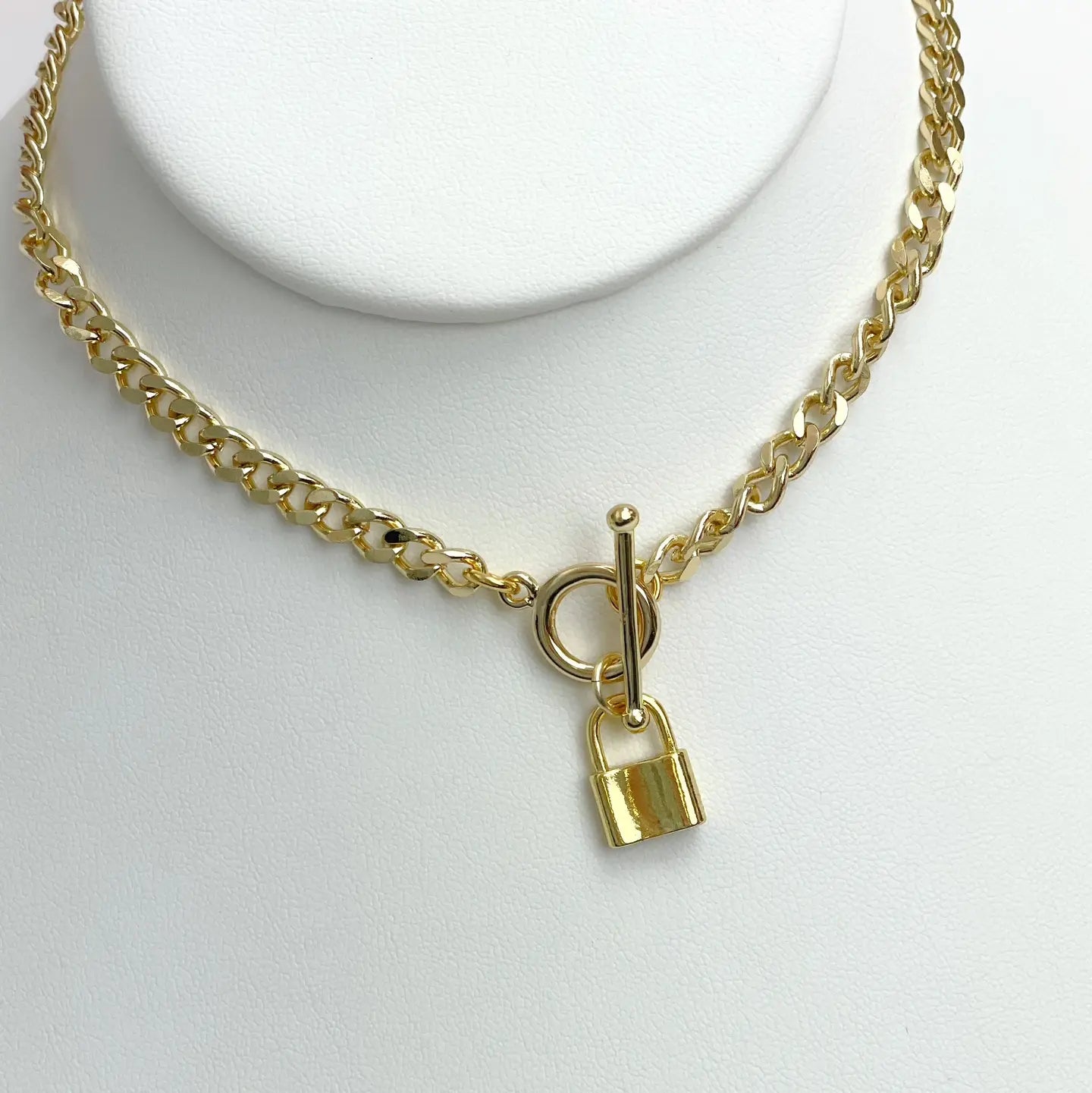 Taylor Shaye Lock & Toggle Necklace