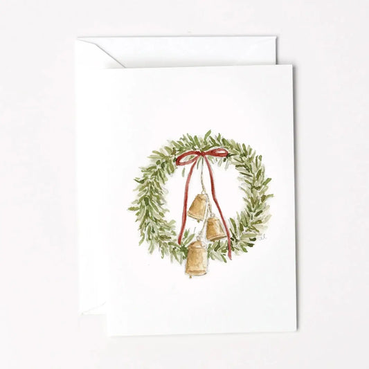 Bell Wreath Mini Enclosure Notecard