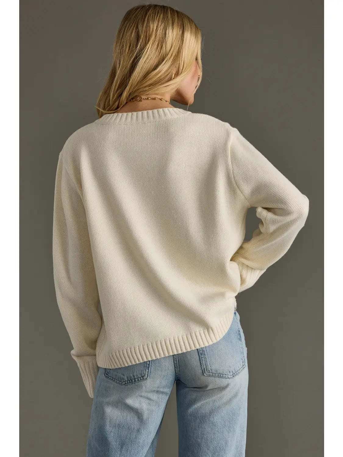 Ivory Whiskey Weather Sweater
