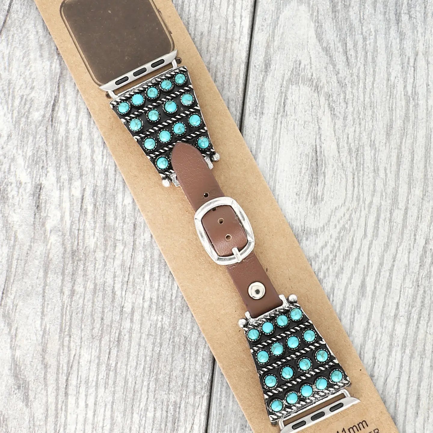 Western Trapezoid Concho Apple Watch Band