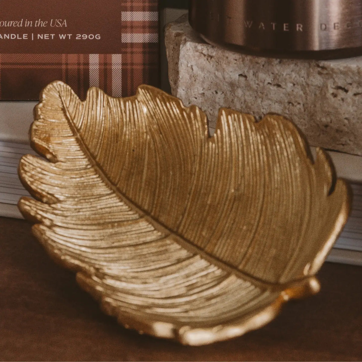 Leaf Accessory Dish - Fall Decor & Gifts
