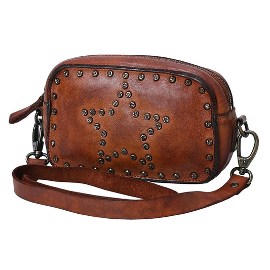 Crossbody Genuine Leather Women Bag Western Bag Becca