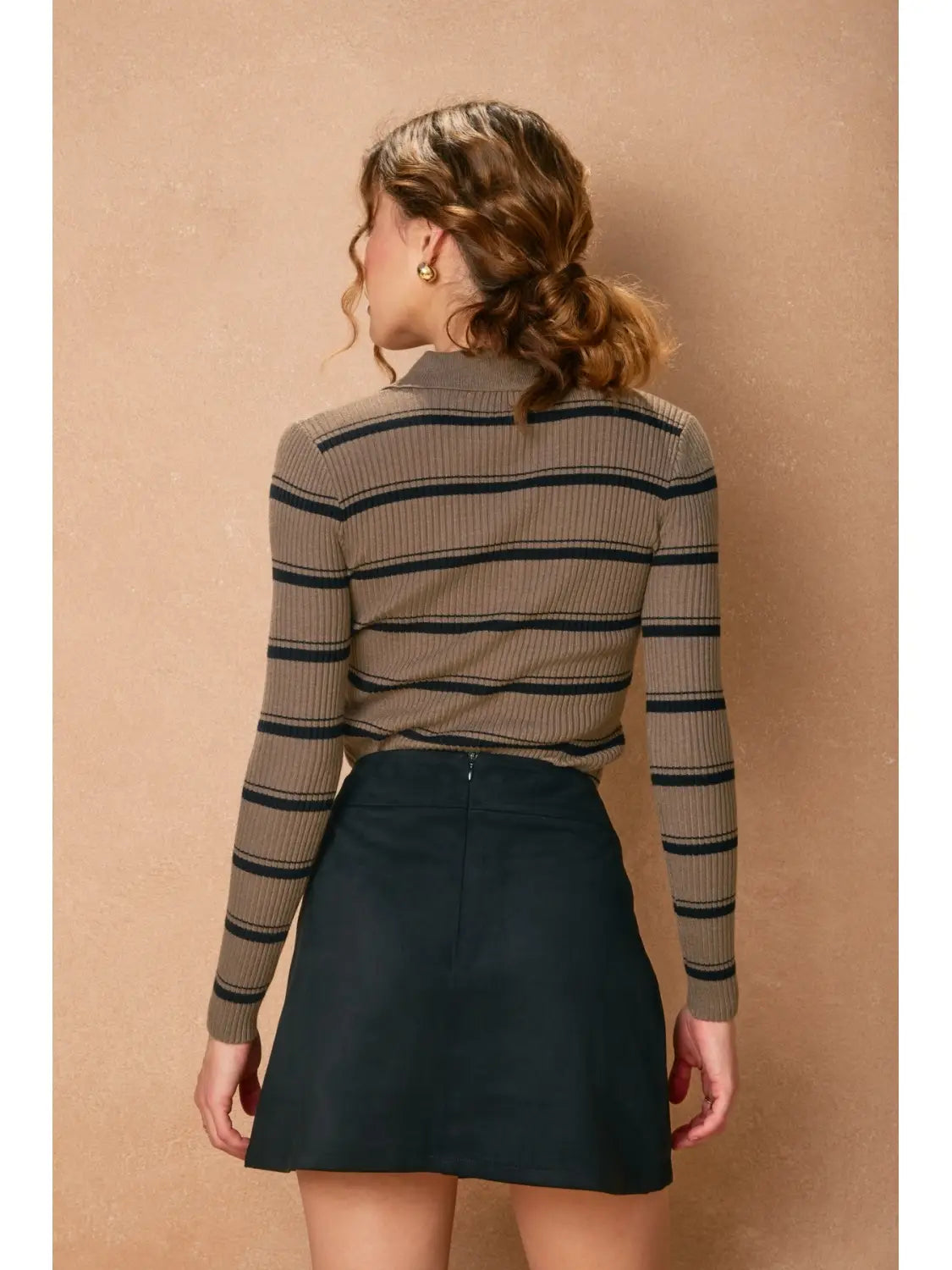 Dune Reverie Suede Mini Skirt-Black