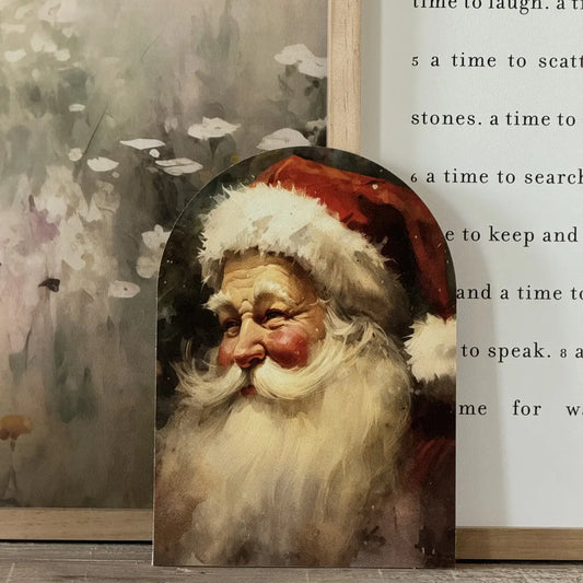 Vintage Santa 1, Arch | Christmas Decor
