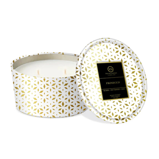 Prosecco Shimmer 12oz Candle Tin