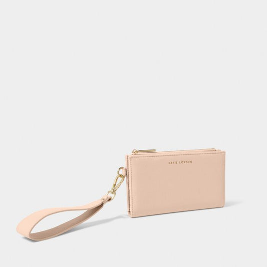 Katie Loxton Zana Wristlet Purse-Nude Pink