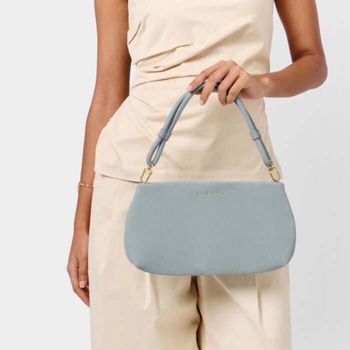 Katie Loxton Asha Blue Mist Suedette Wristlet